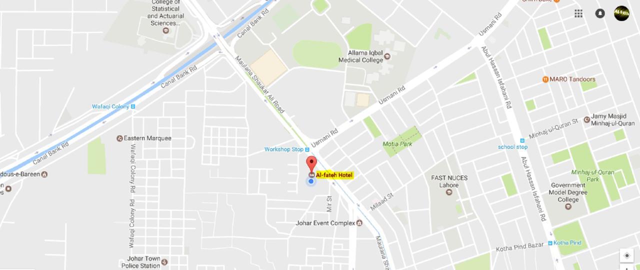Al-Fateh Hotel Lahore Bagian luar foto